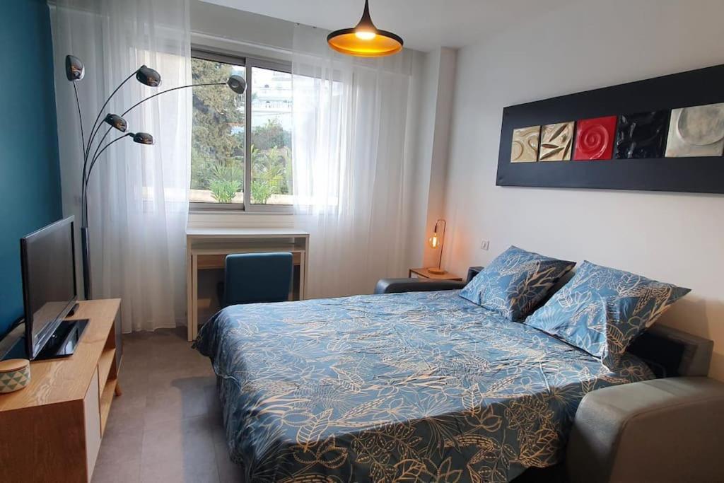 Bd Grosso Apt 4 Prs, 300M Plage, Clim, Parking Ницца Экстерьер фото