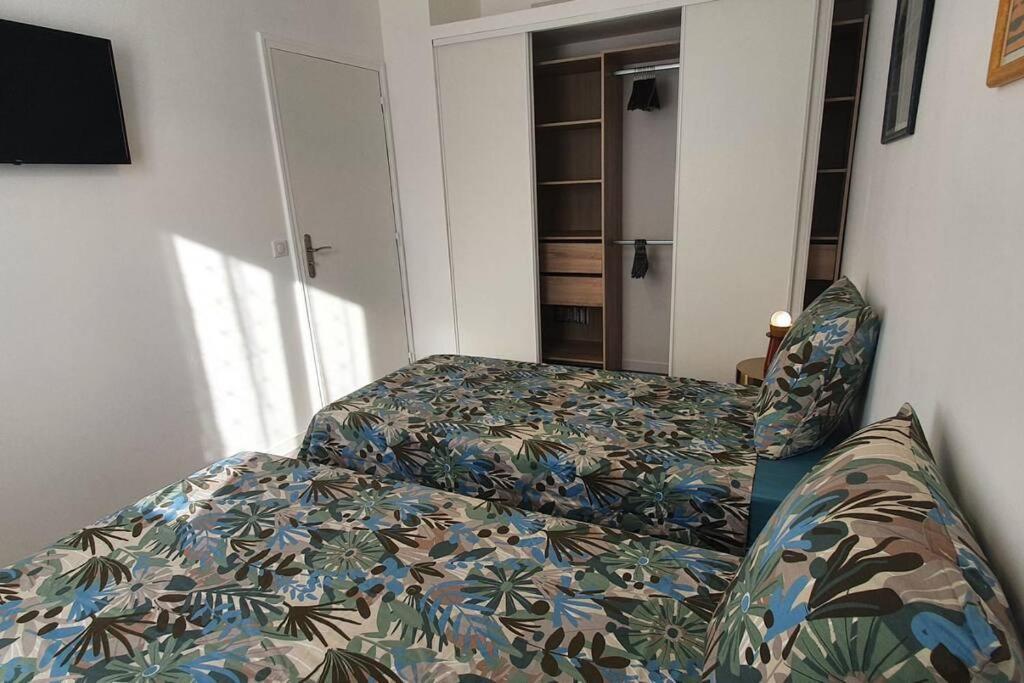 Bd Grosso Apt 4 Prs, 300M Plage, Clim, Parking Ницца Экстерьер фото