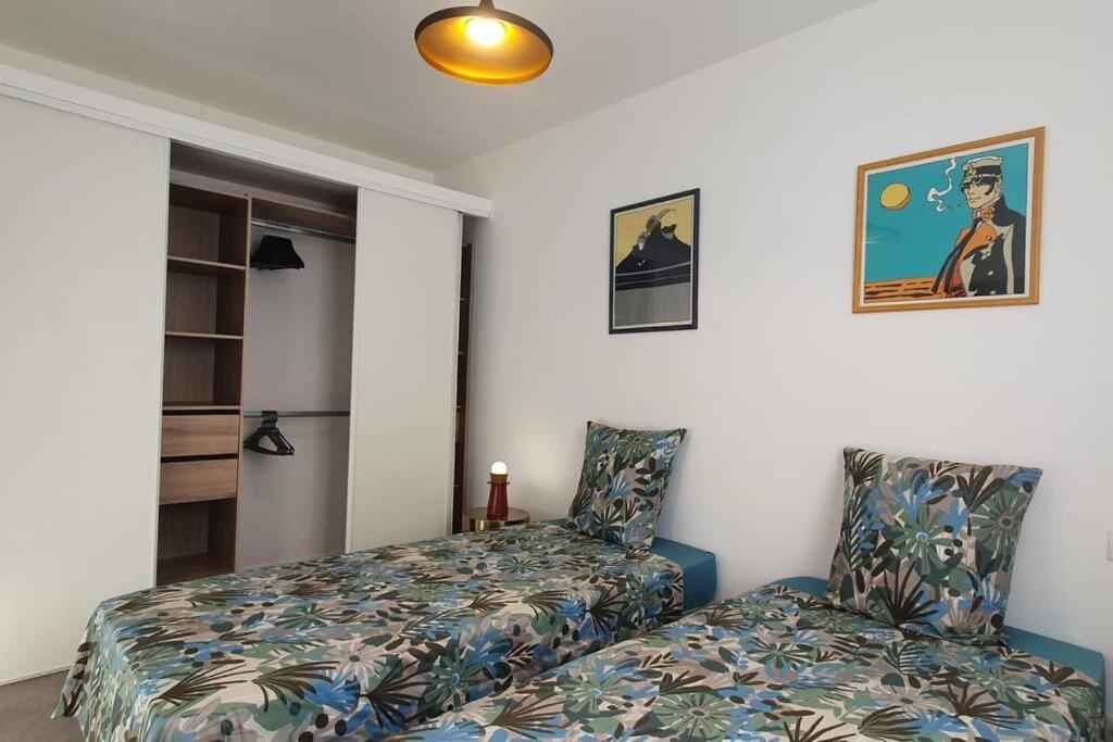 Bd Grosso Apt 4 Prs, 300M Plage, Clim, Parking Ницца Экстерьер фото